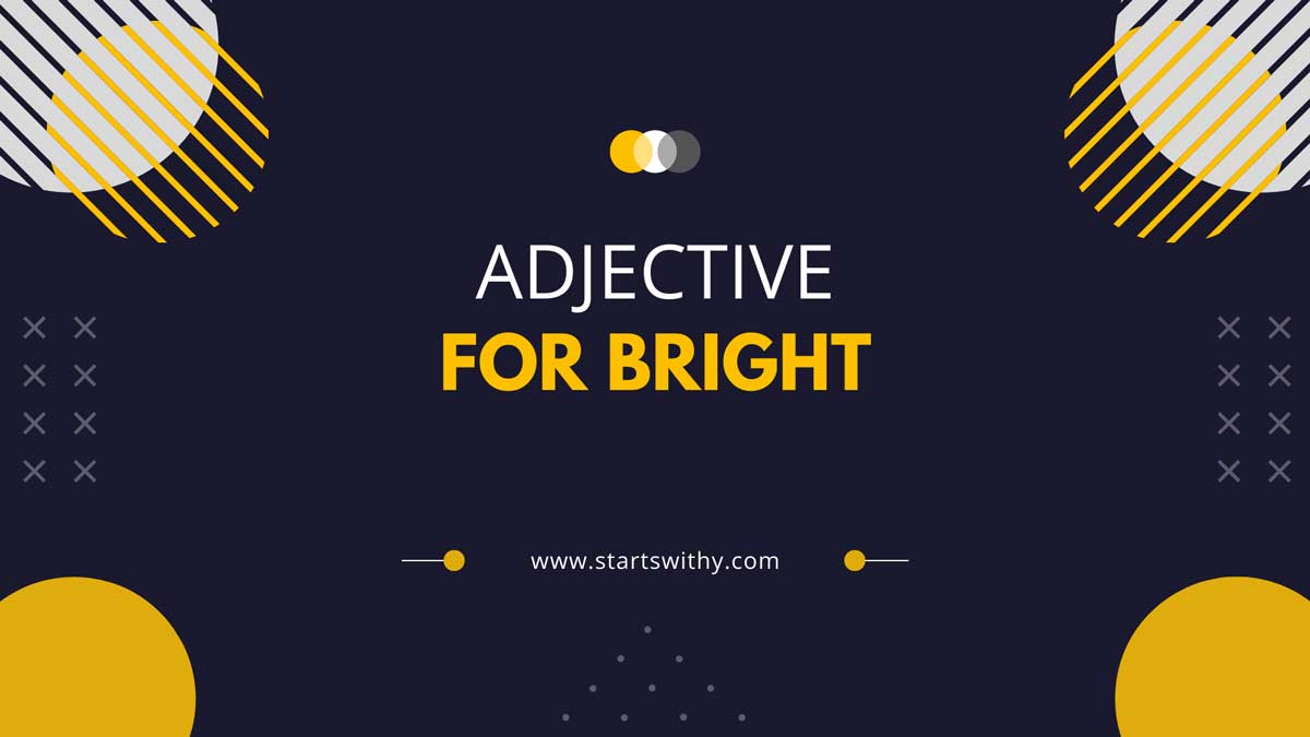 55-adjective-words-to-describe-bright