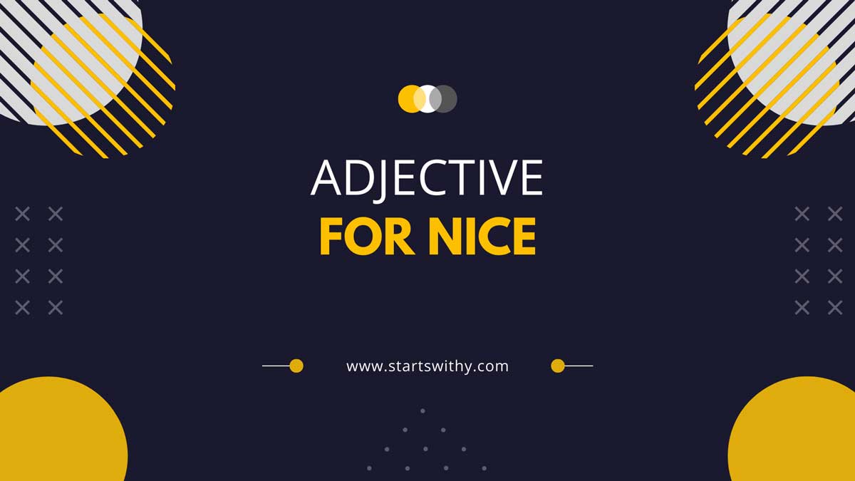 150 Adjective Words To Describe Nice