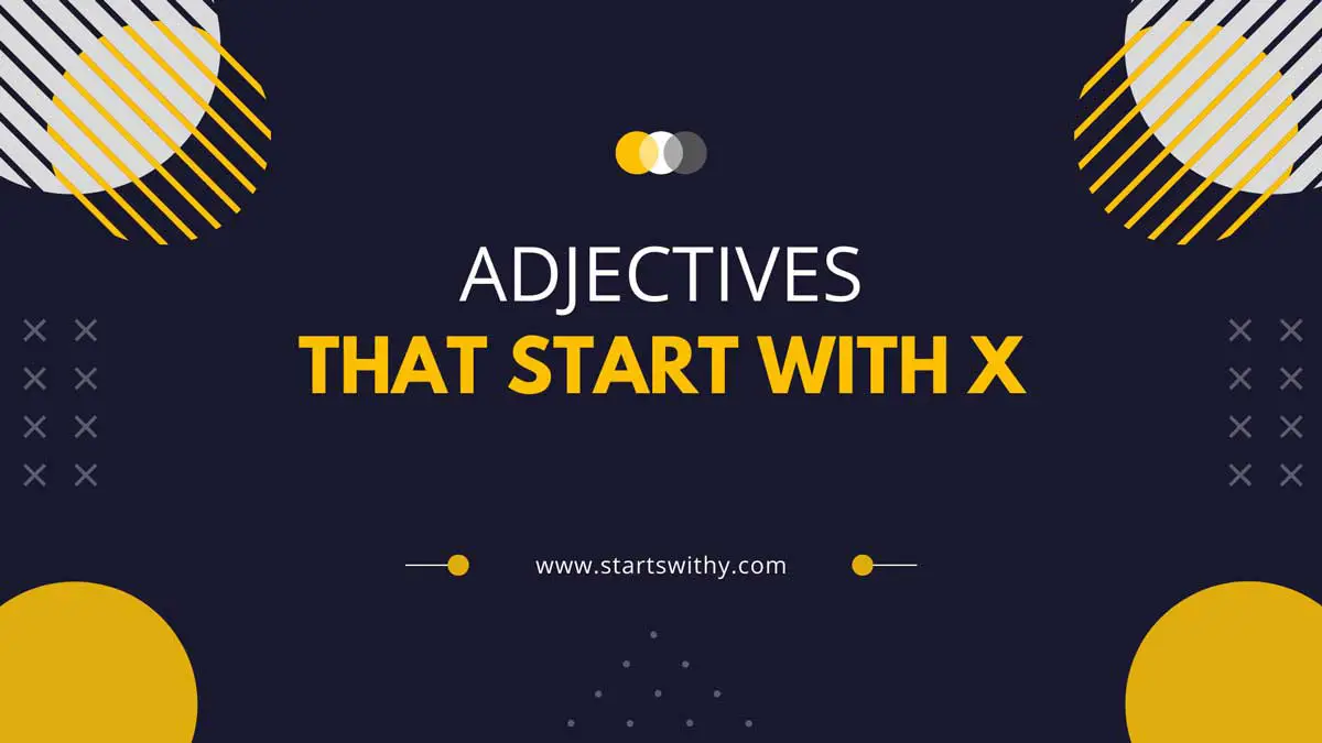 adjectives-that-start-with-x