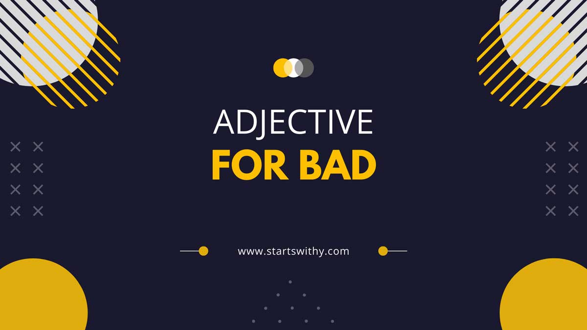 Words To Describe Bad Health