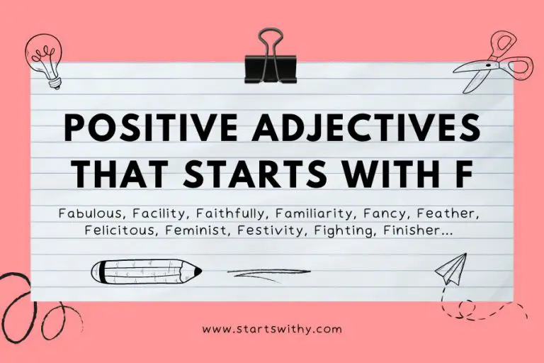 502 Positive Adjectives That Starts With F