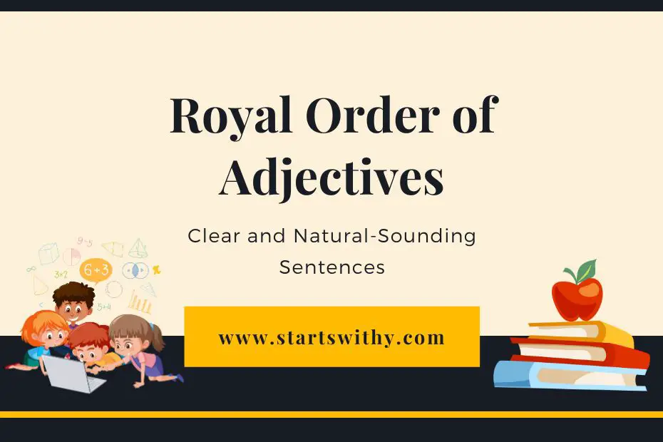 order of adjectives        
        <figure class=