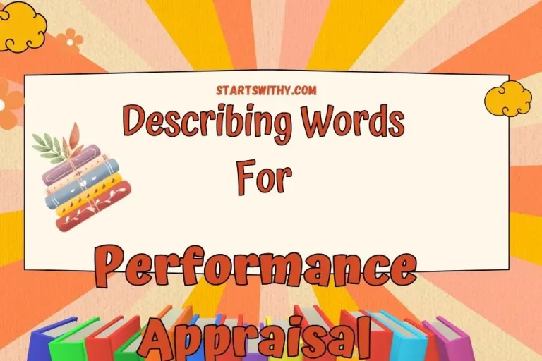 Positive Adjectives For Performance Appraisal