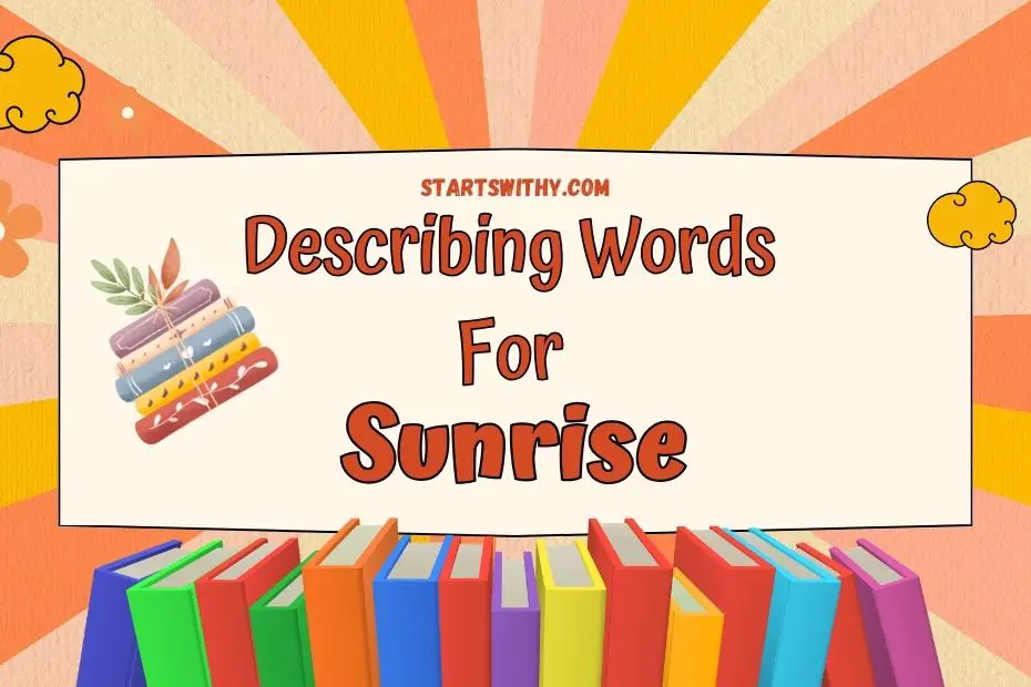 creative writing of sunrise