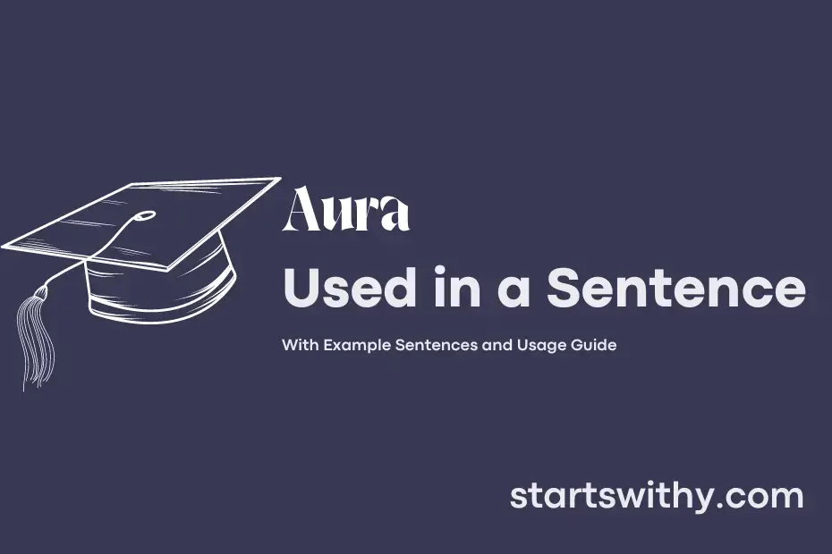 sentence with Aura