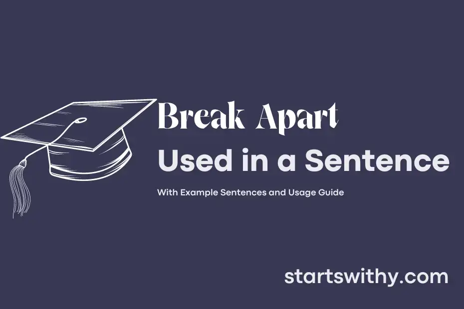 sentence with Break Apart
