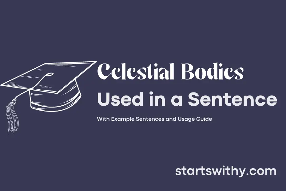 sentence with Celestial Bodies