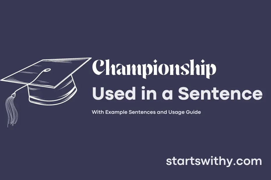 championship-in-a-sentence-examples-21-ways-to-use-championship