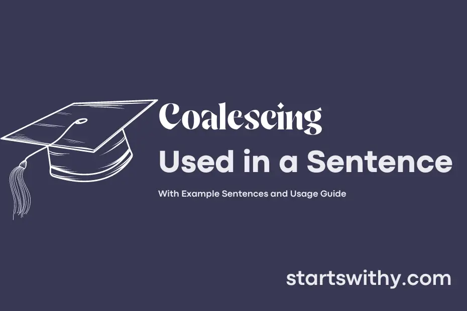 sentence with Coalescing