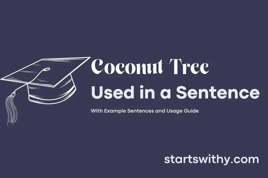 sentence with Coconut Tree