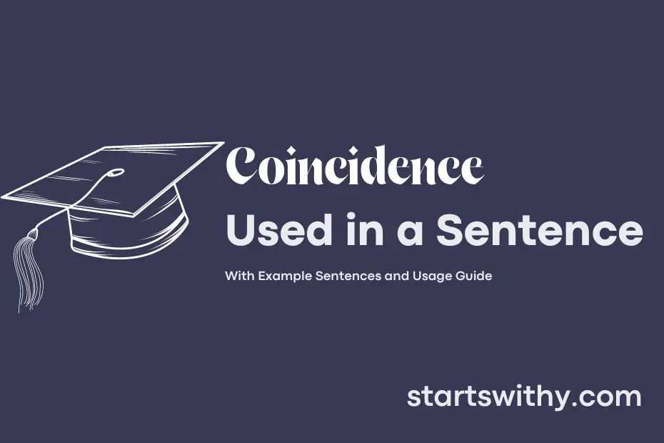 sentence with Coincidence