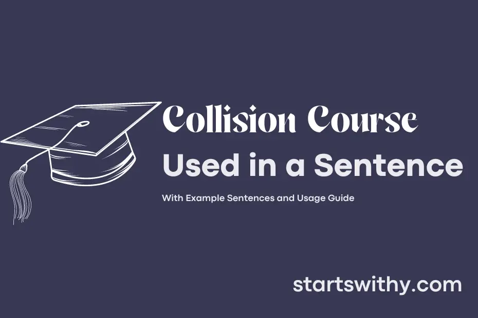sentence with Collision Course