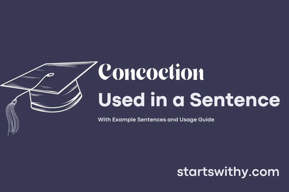 sentence with Concoction