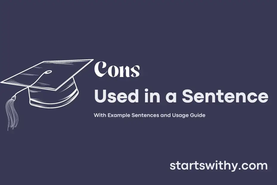 sentence with Cons
