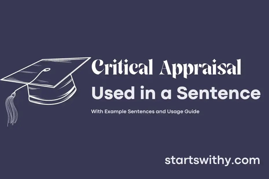 critical-appraisal-in-a-sentence-examples-21-ways-to-use-critical