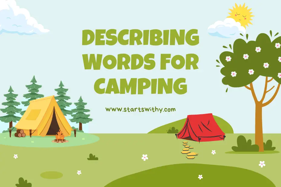 Describing Words for Camping