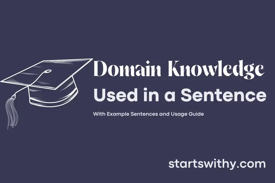 sentence with Domain Knowledge