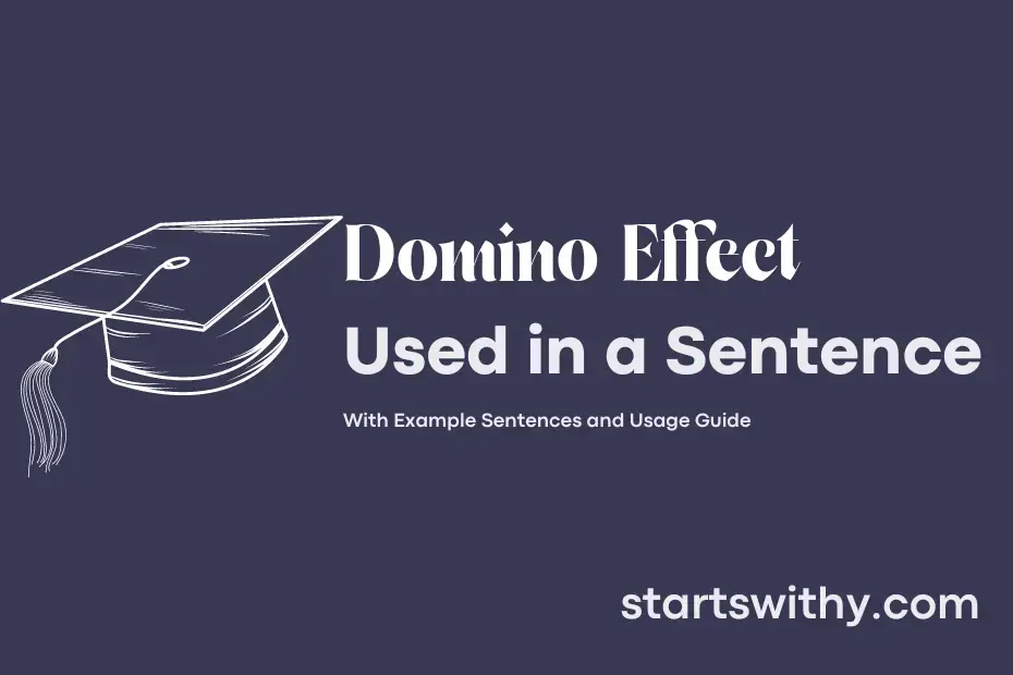 sentence with Domino Effect