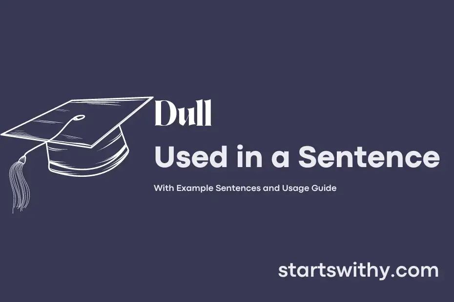 dull-in-a-sentence-examples-21-ways-to-use-dull