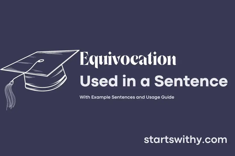 sentence with Equivocation