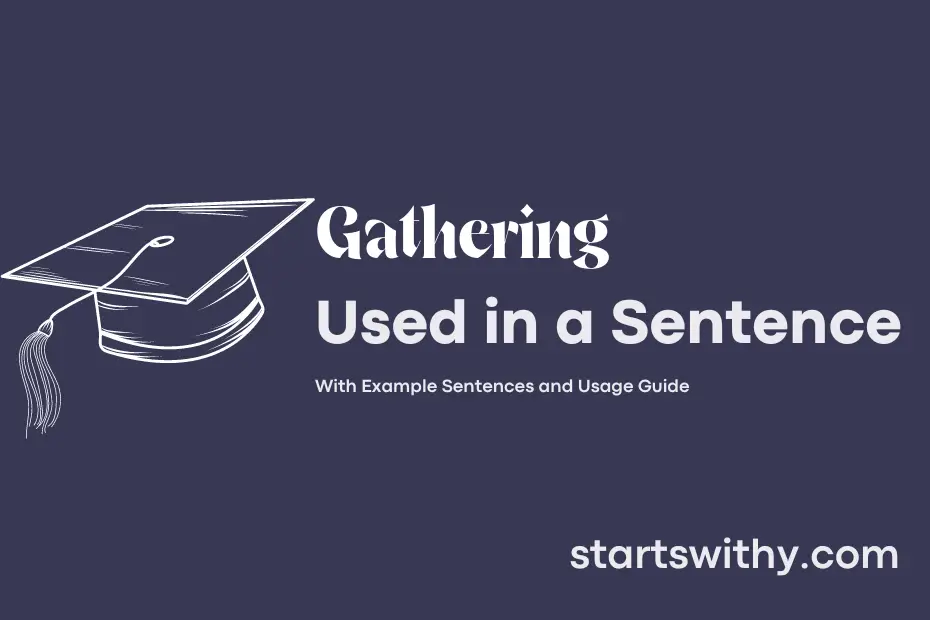 sentence with Gathering