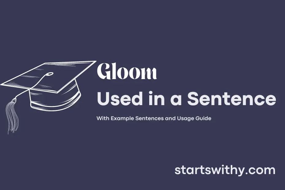 sentence with Gloom