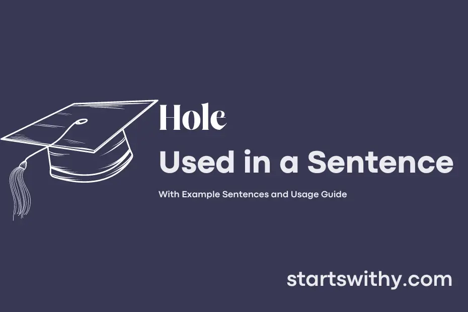sentence with Hole