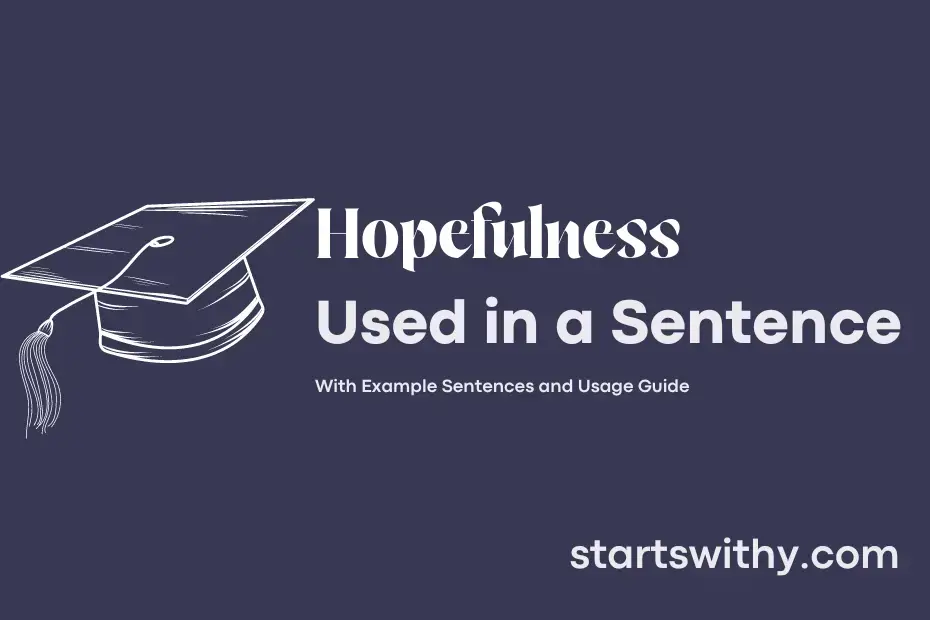 sentence with Hopefulness