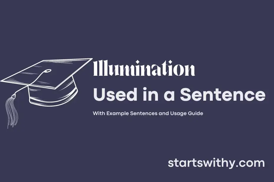 sentence with Illumination