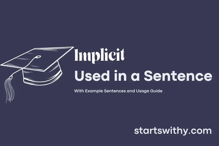 sentence with Implicit