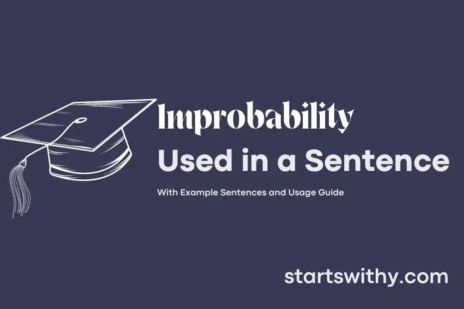 sentence with Improbability