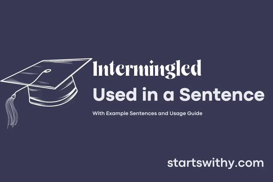 sentence with Intermingled