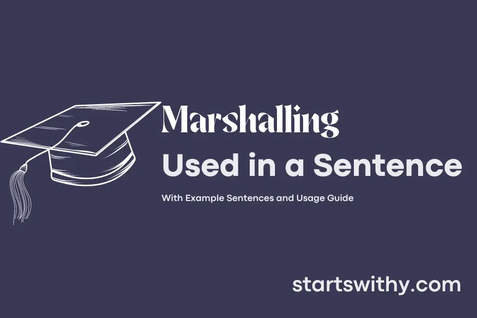Sentence with Marshalling