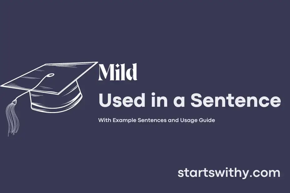 mild-in-a-sentence-examples-21-ways-to-use-mild