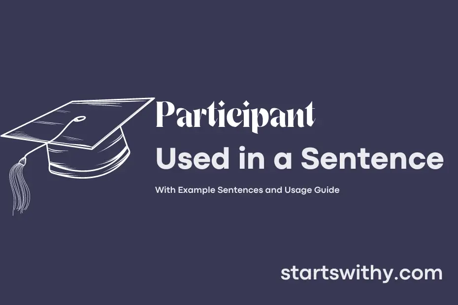 Sentence with Participant