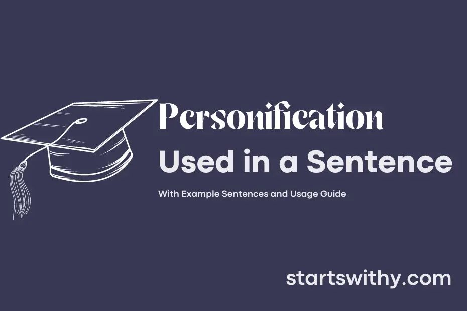 Sentence with Personification