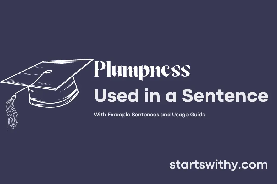 Sentence with Plumpness