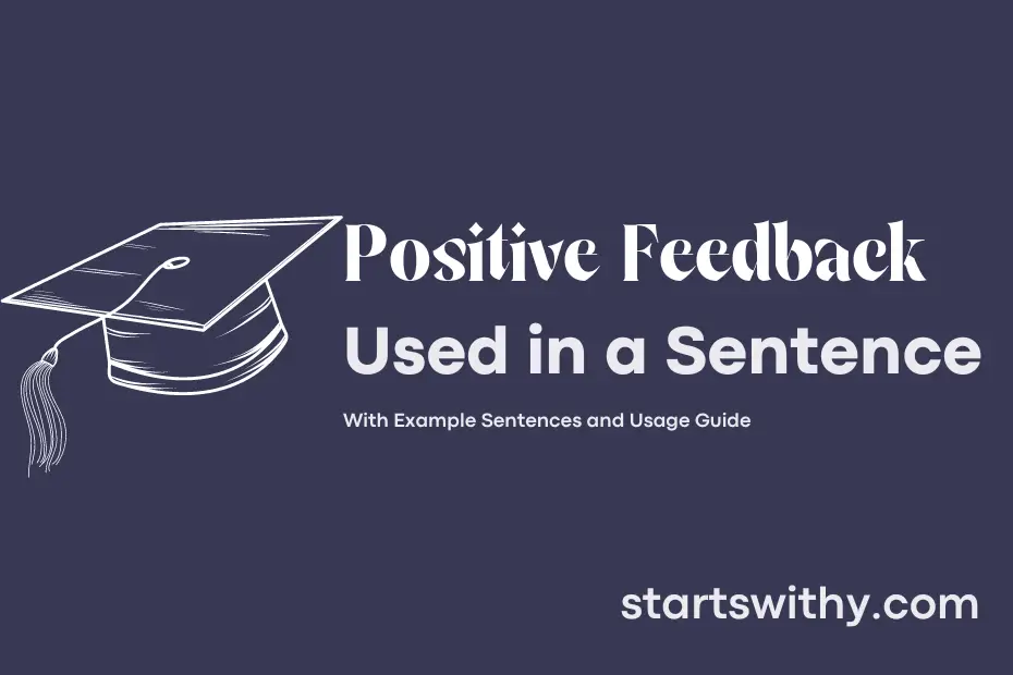 Sentence with Positive Feedback