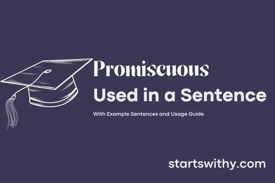 Sentence with Promiscuous