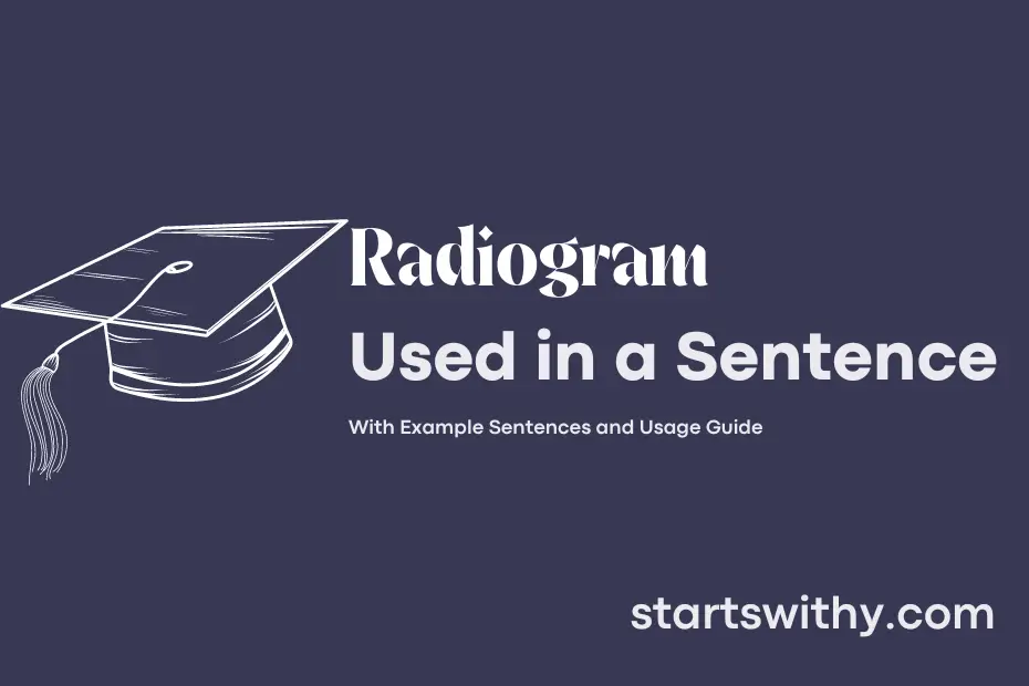 Sentence with Radiogram