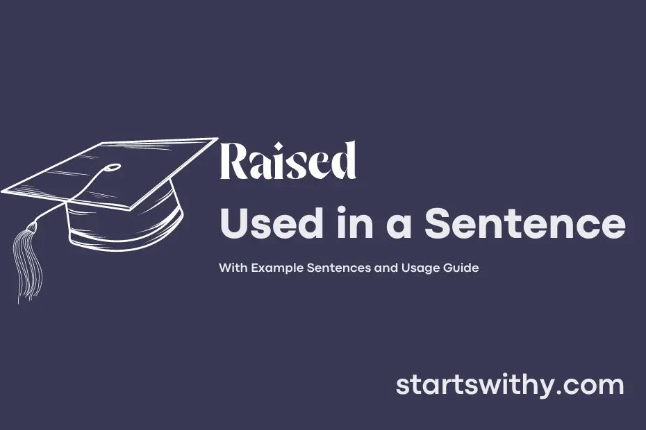 Sentence with Raised