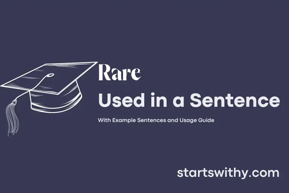 Sentence with Rare