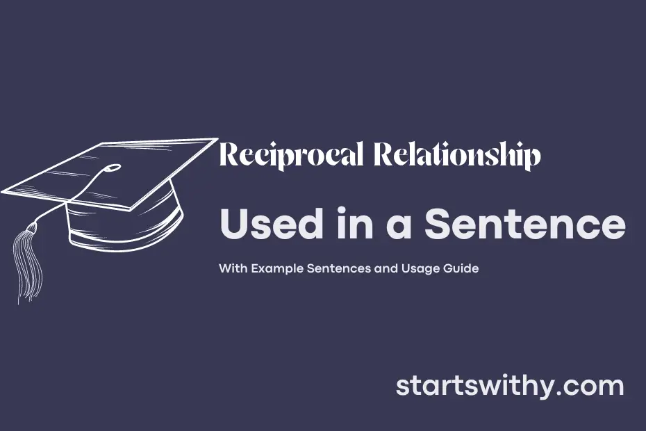 RECIPROCAL RELATIONSHIP in a Sentence Examples: 21 Ways to Use ...