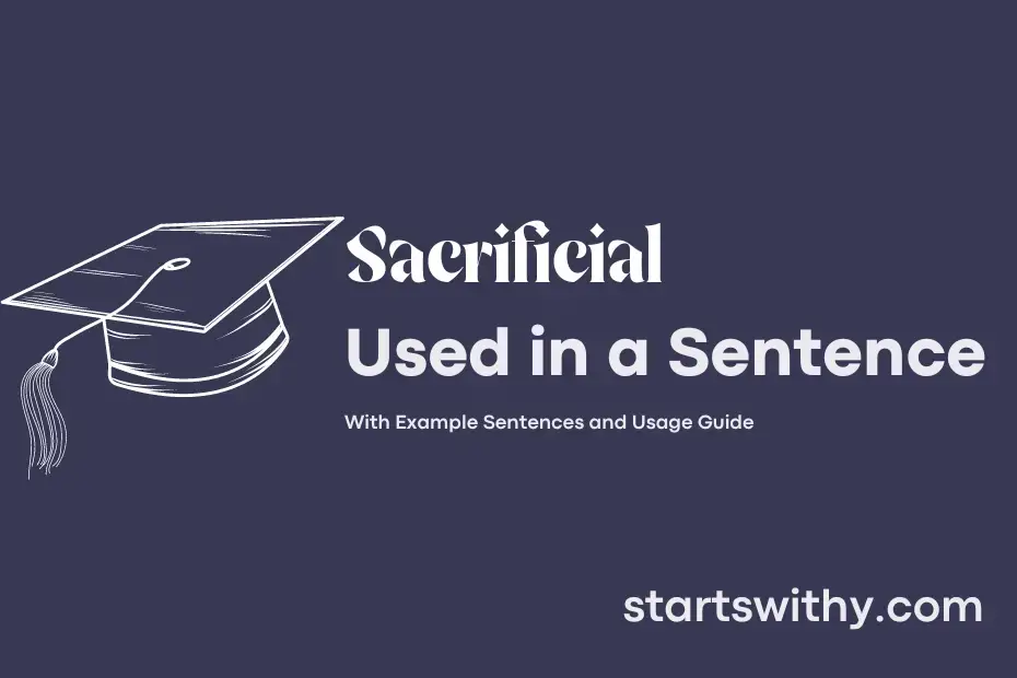 Sentence with Sacrificial