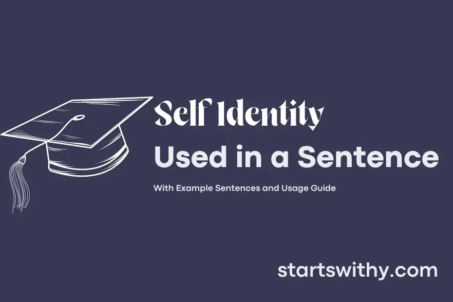 Sentence with Self Identity