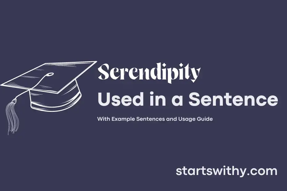Sentence with Serendipity
