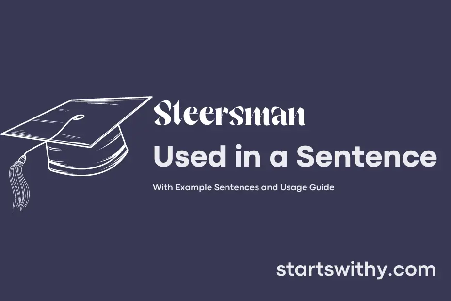 Sentence with Steersman