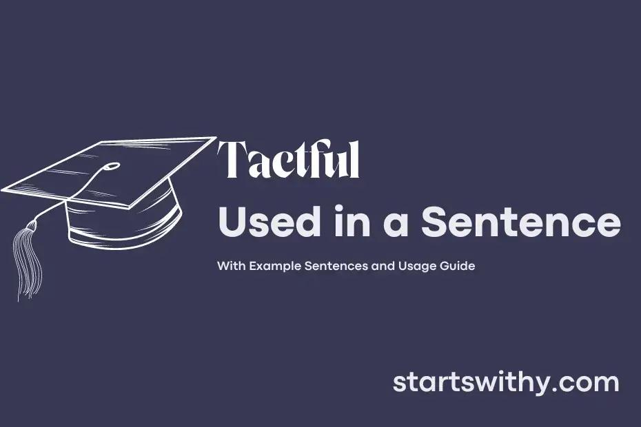 tactful in speech and writing crossword clue