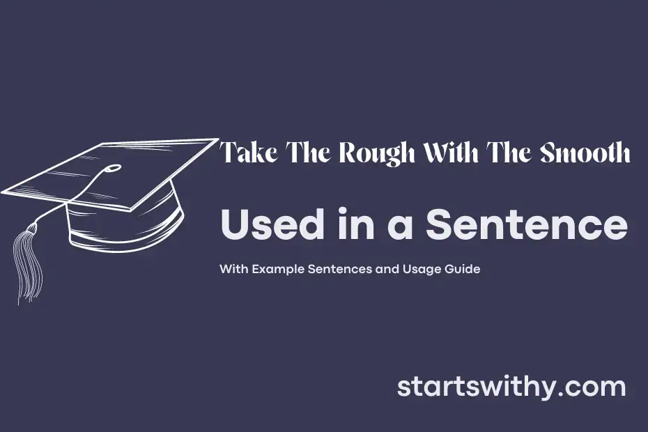 take-the-rough-with-the-smooth-in-a-sentence-examples-21-ways-to-use