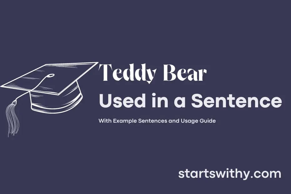 Sentence with Teddy Bear